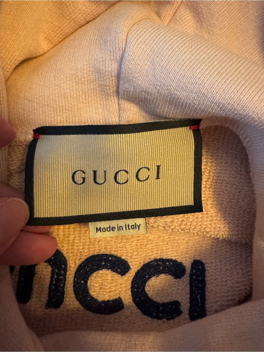 Gucci Women’s Interlocking Logo Hoodie Blush Small - Picture 4 of 8